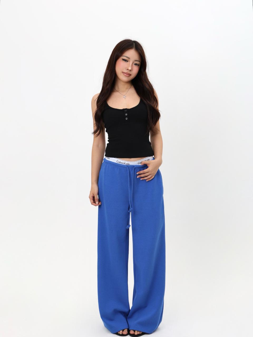 ATT cobalt blue wide leg pants