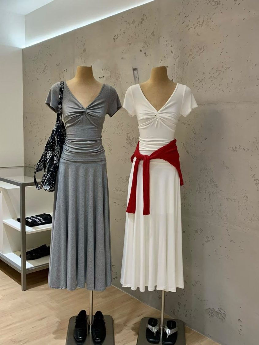 Twist Front Maxi Skirt Co-ord Set